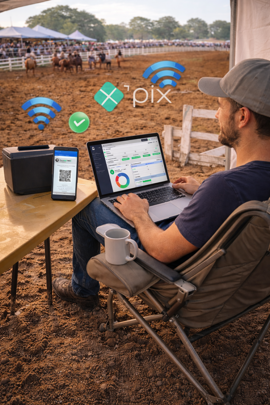 Hotspot com vendas automatizadas via PIX e Mikrotik