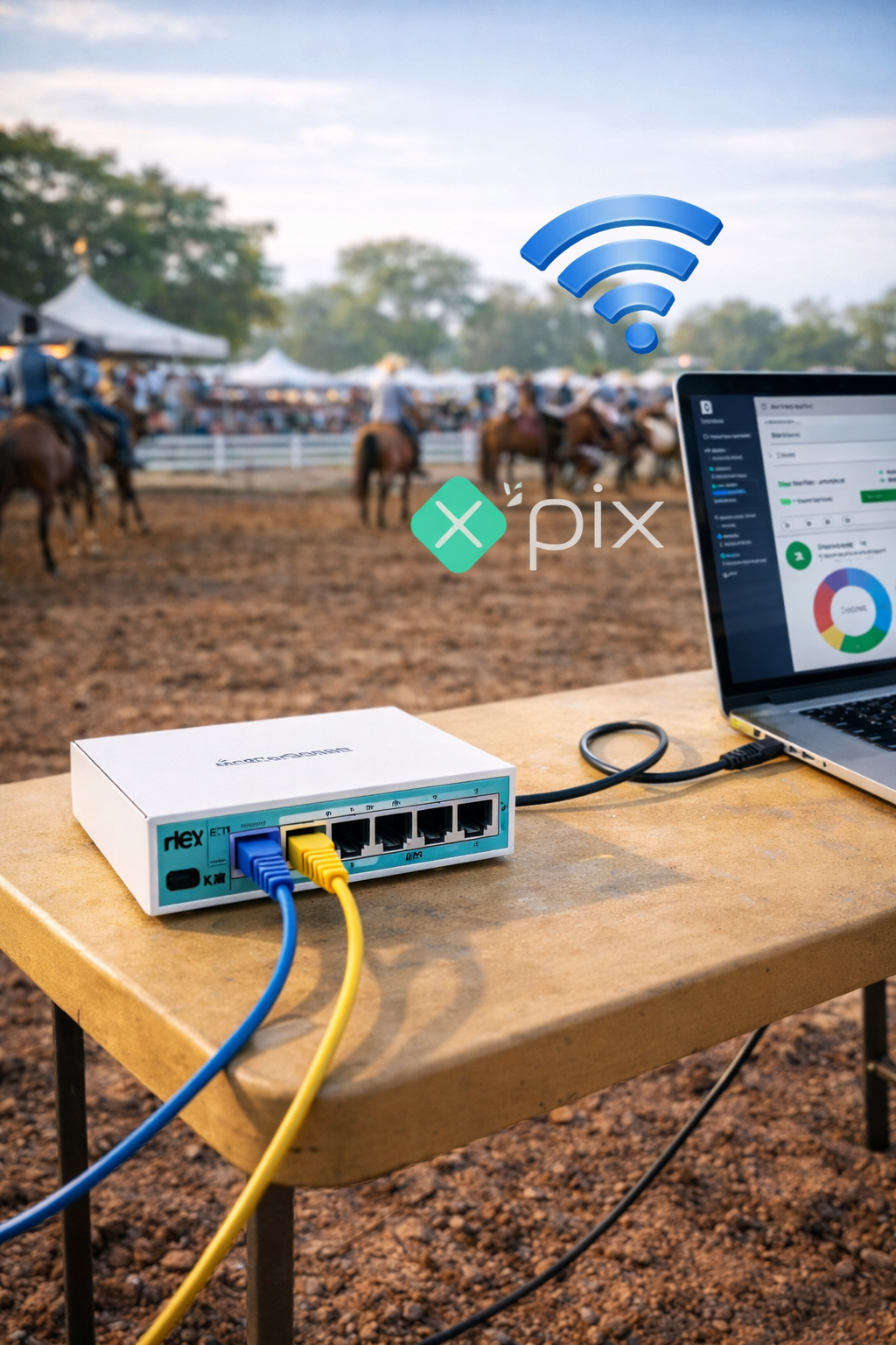 Roteador Mikrotik para gerenciar o hotspot